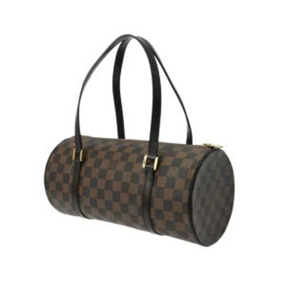 Louis Vuitton Canvas Handbag Papillon Brown Damier